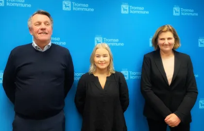 Gunnar Wilhelmsen, Agnete Masternes Hanssen og Ingrid Dahl Hovden.
