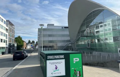 Sykkelparkering sentrum Sykkelparkering sentrum