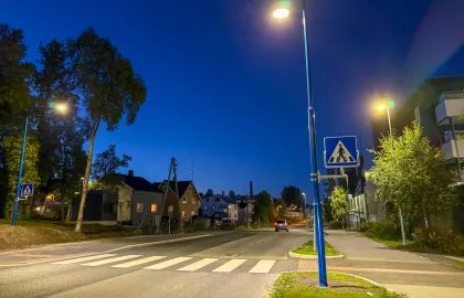 Gangfelt over Strandvegen