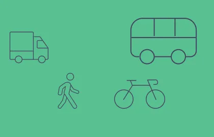 Illustrasjon av reisemåter